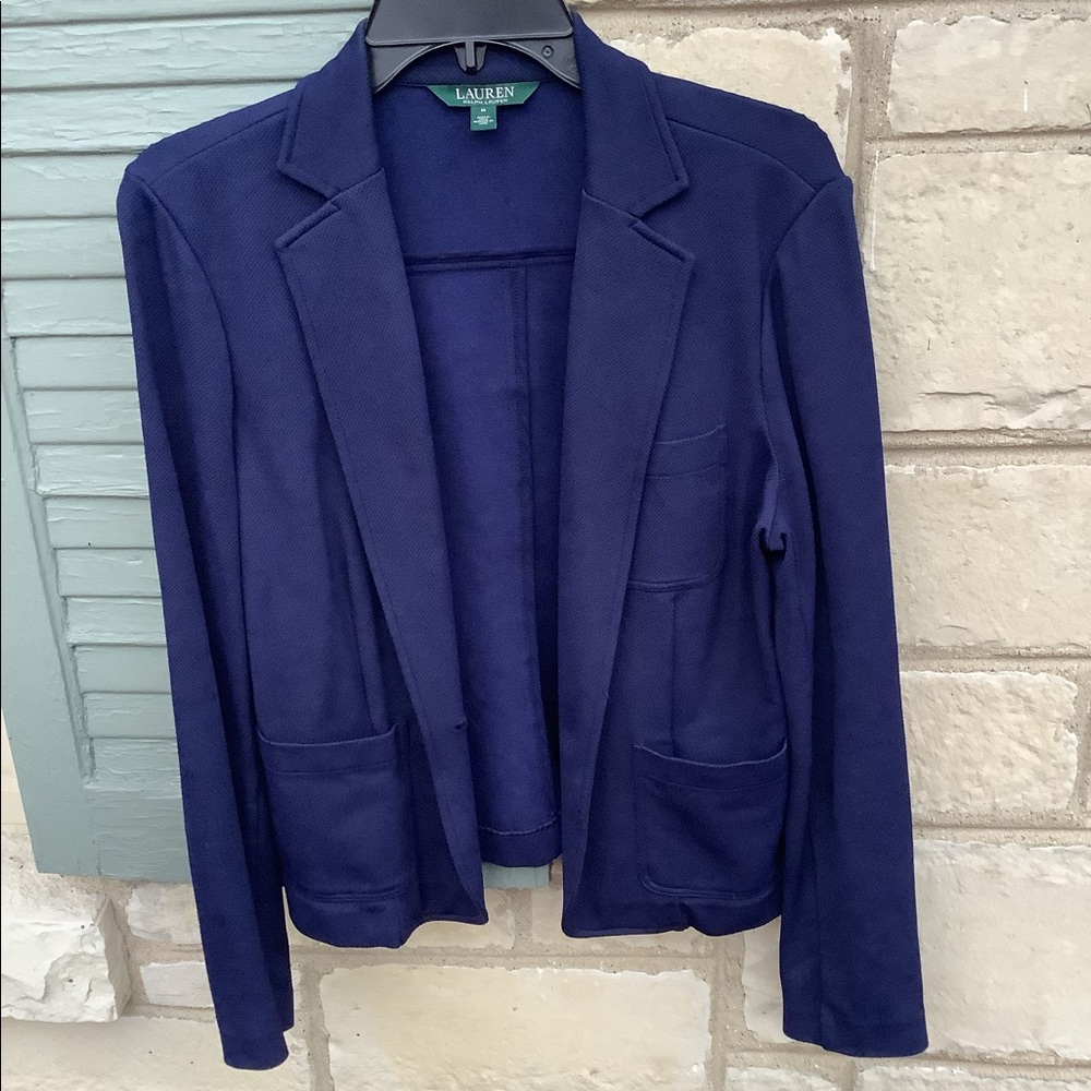 Ralph Lauren stretch royal blue blazer / jacket